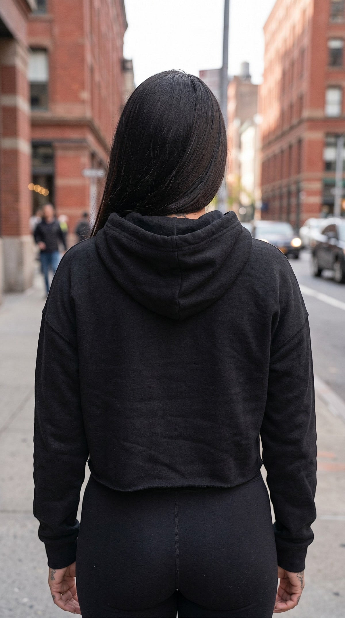 She Doesn't Quit — Cherry Grenade Crop Hoodie by Sweet Agitator