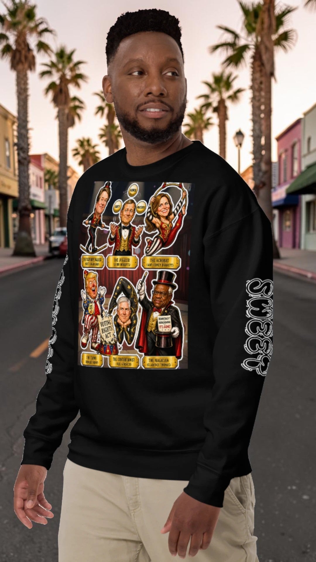 Voting Rights Circus Pullover by Sweet Agitator