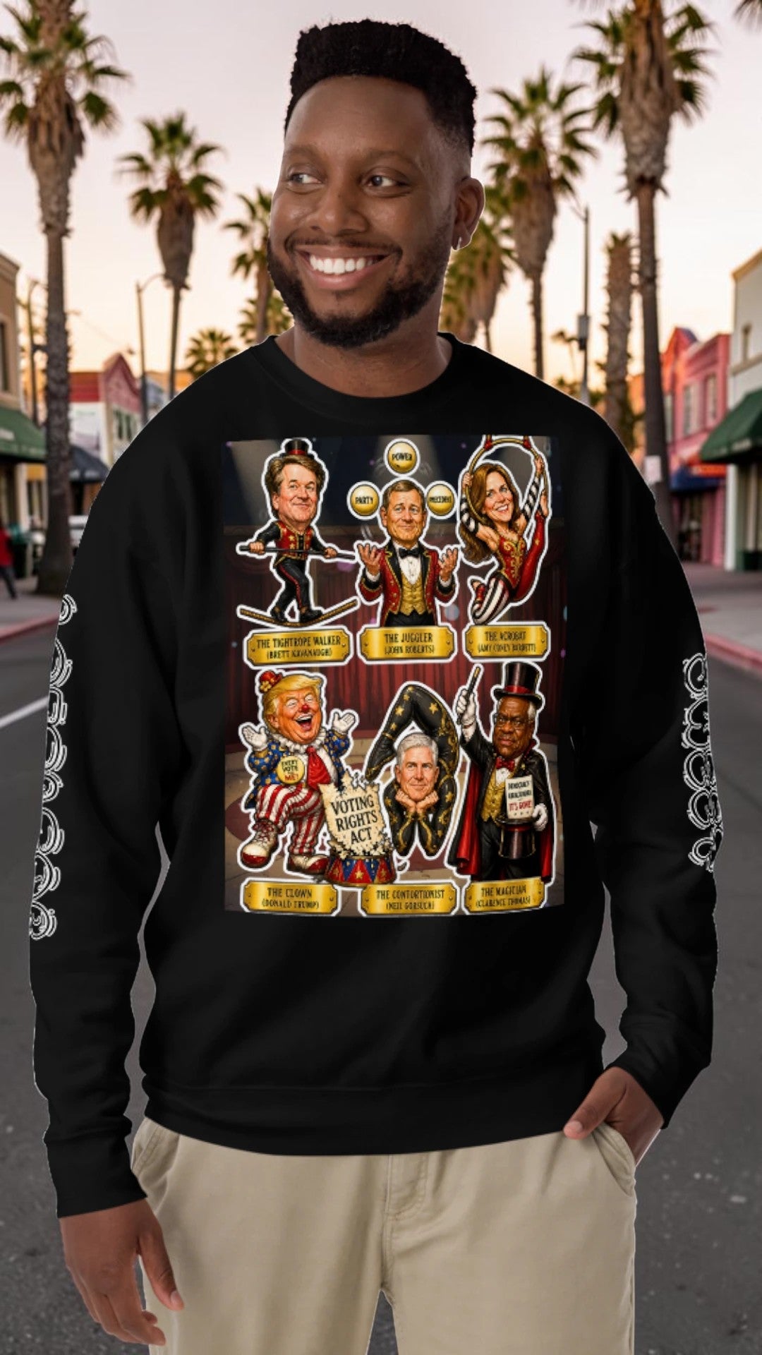 Voting Rights Circus Pullover by Sweet Agitator