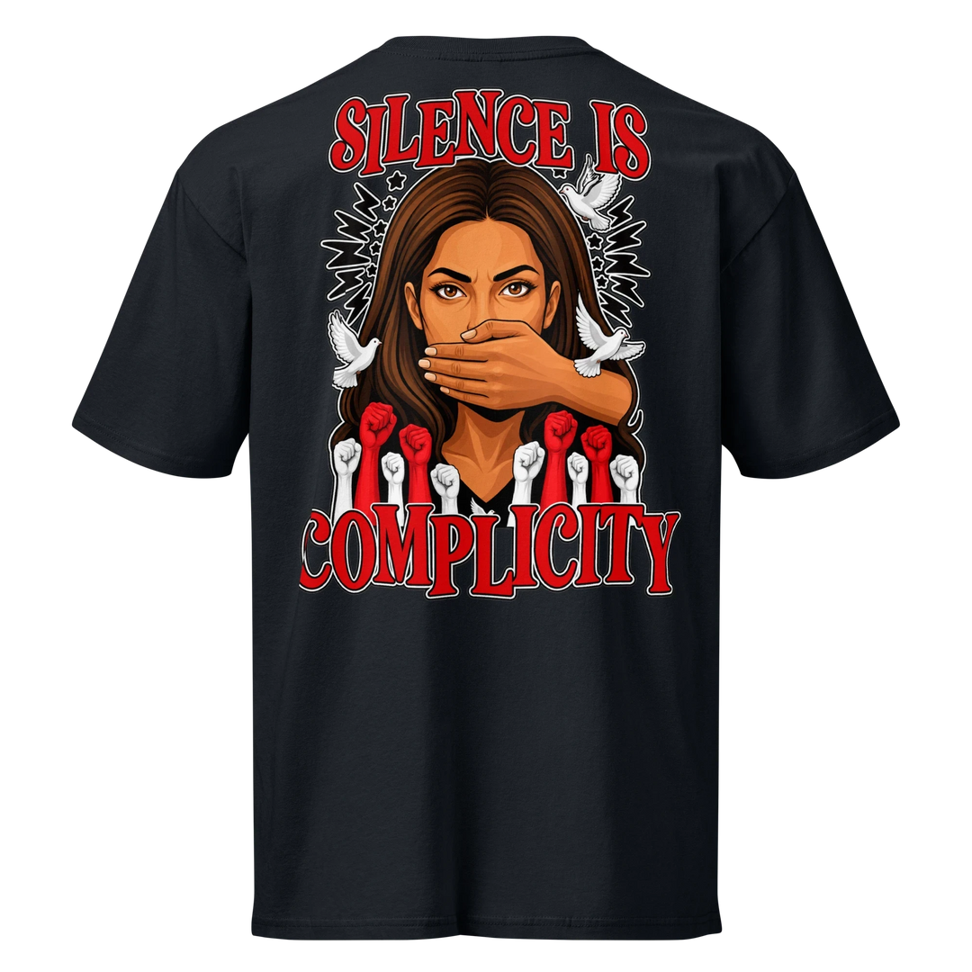 Silence Is Complicity Premium Tee by Sweet Agitator
