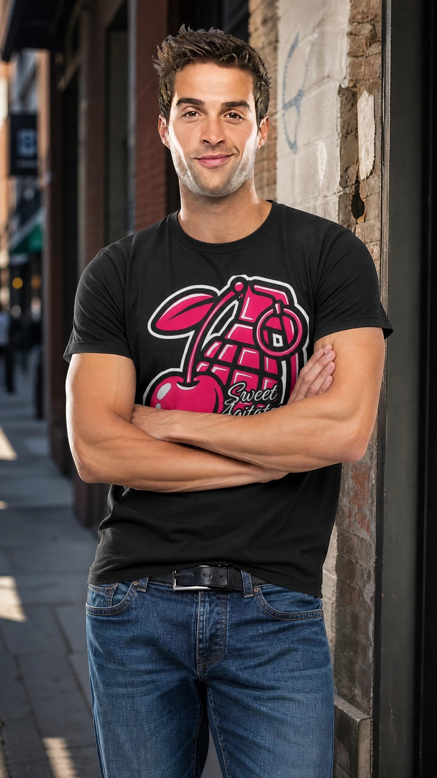 Sweet Agitator Classic Jersey Tee — Unisex by Printify
