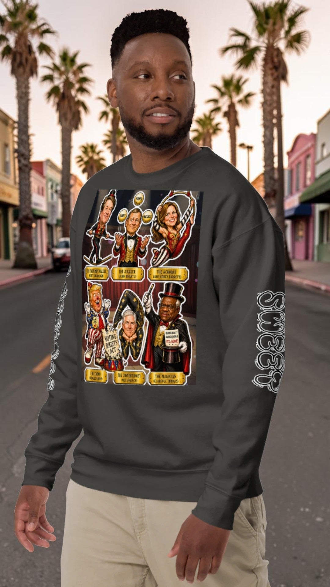 Voting Rights Circus Pullover by Sweet Agitator