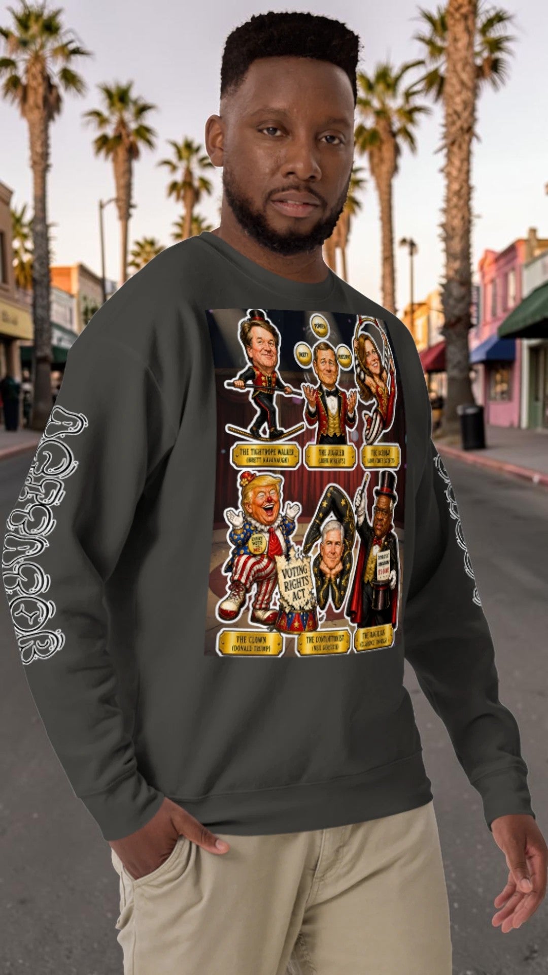 Voting Rights Circus Pullover by Sweet Agitator
