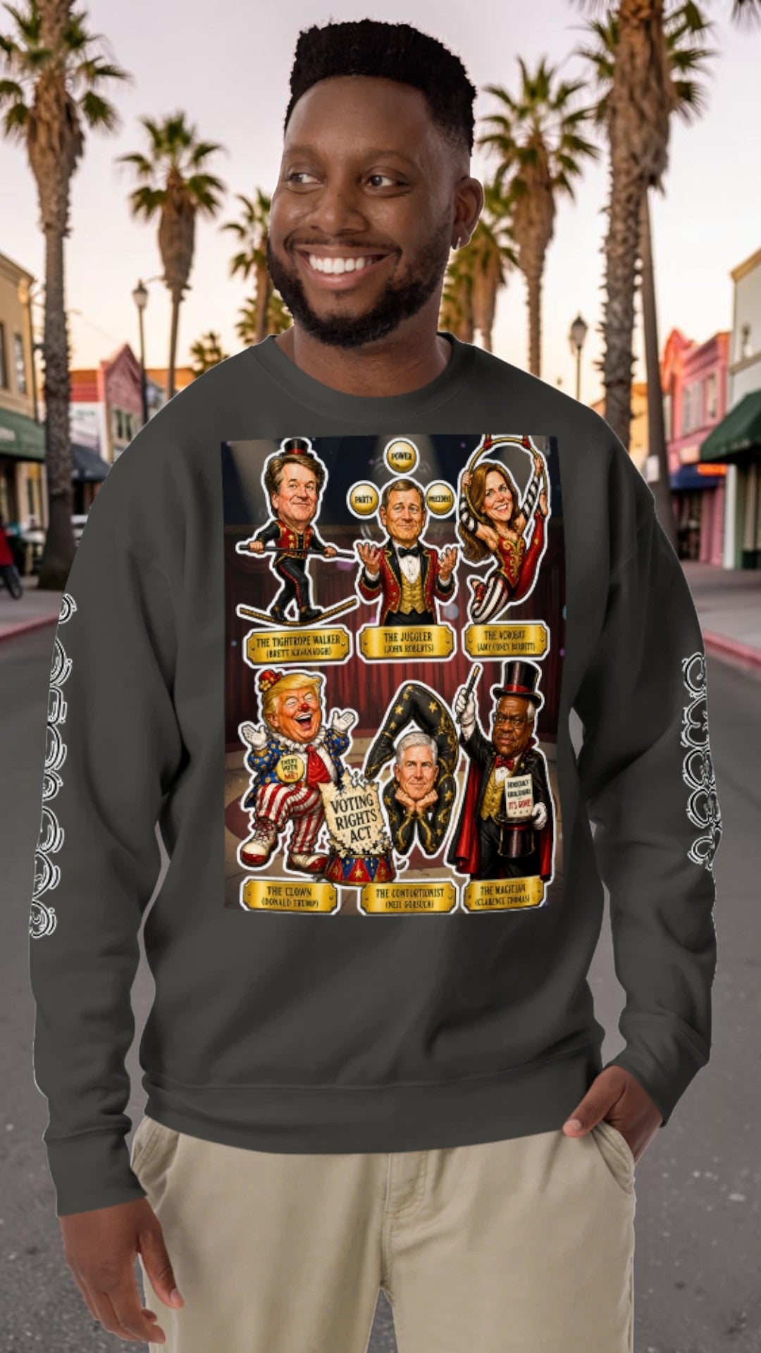 Voting Rights Circus Pullover by Sweet Agitator