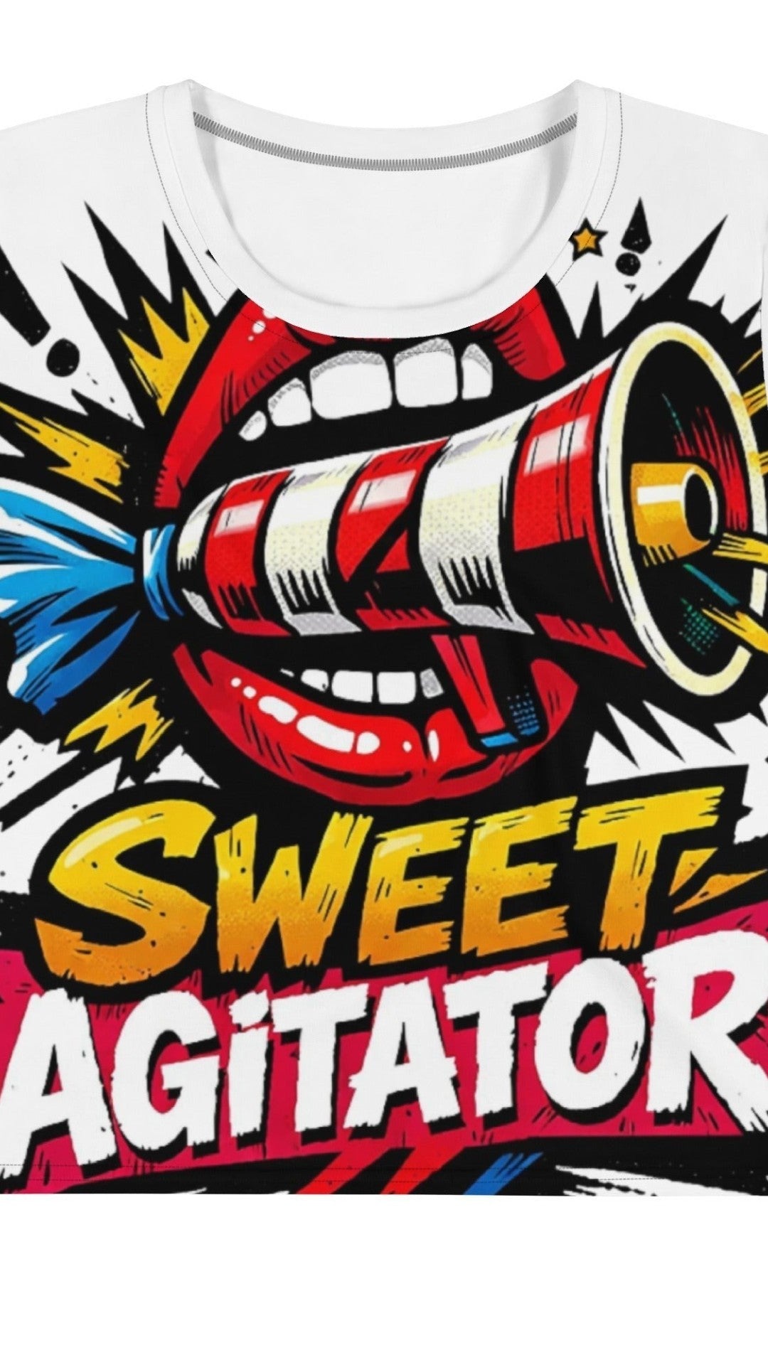 The Soft Circus Crop Tee — All-Over Edition by Sweet Agitator