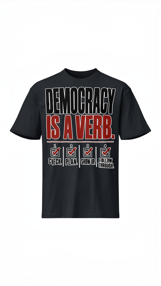 DEMOCRACY IS A VERB by Sweet Agitator