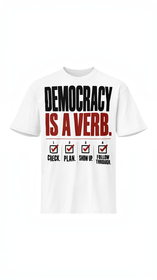 DEMOCRACY IS A VERB by Sweet Agitator
