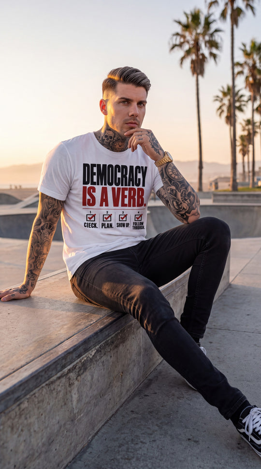 DEMOCRACY IS A VERB by Sweet Agitator