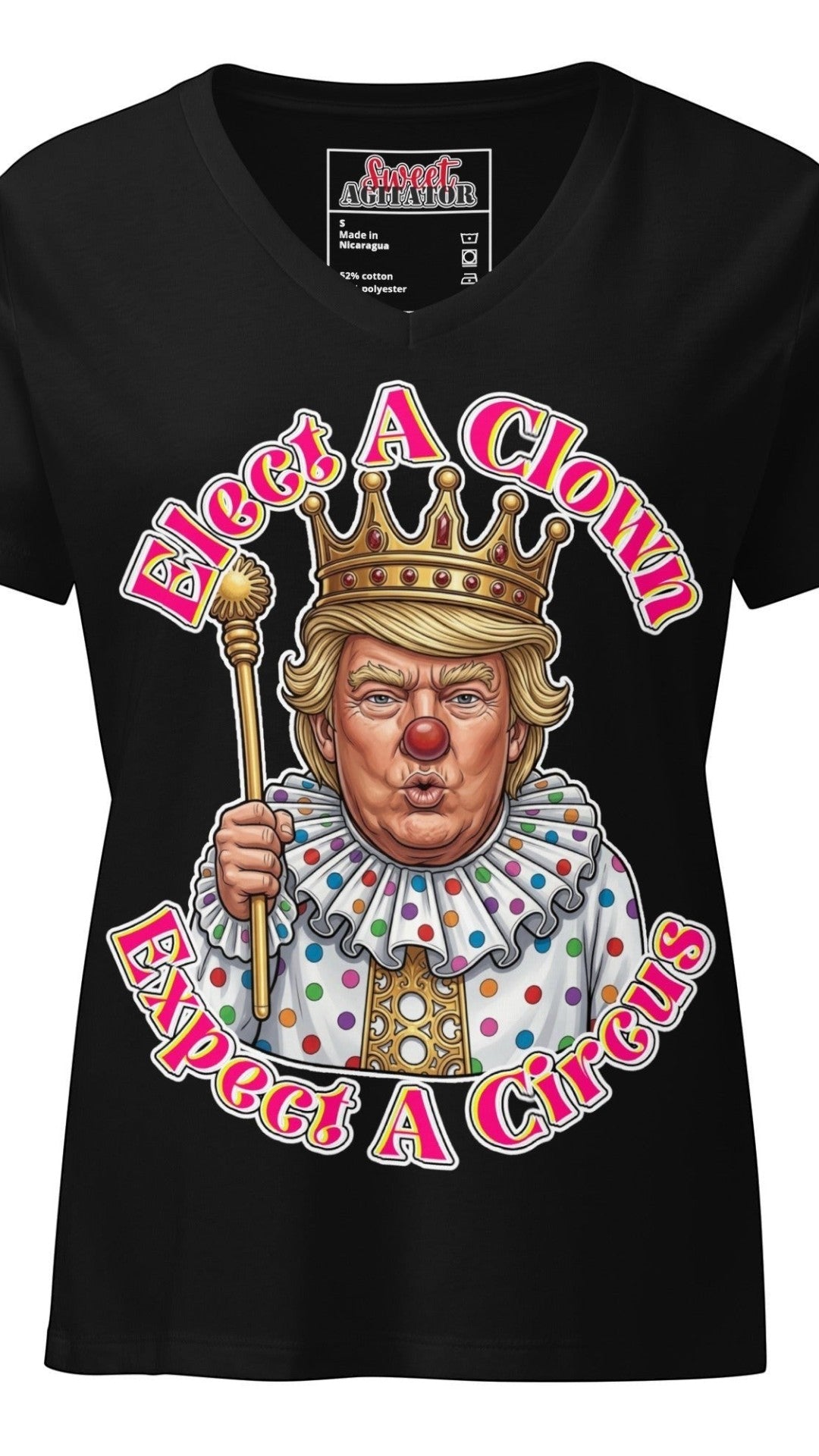 Election Donney V-Neck Tee by Sweet Agitator