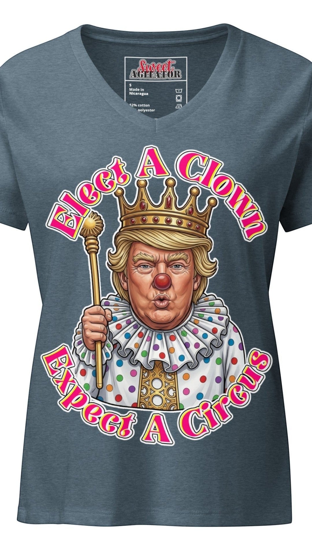 Election Donney V-Neck Tee by Sweet Agitator