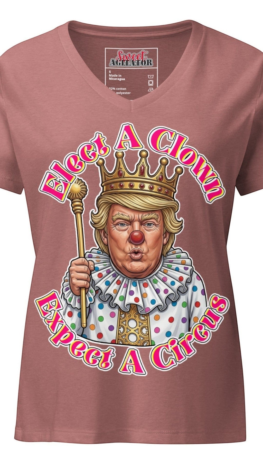 Election Donney V-Neck Tee by Sweet Agitator