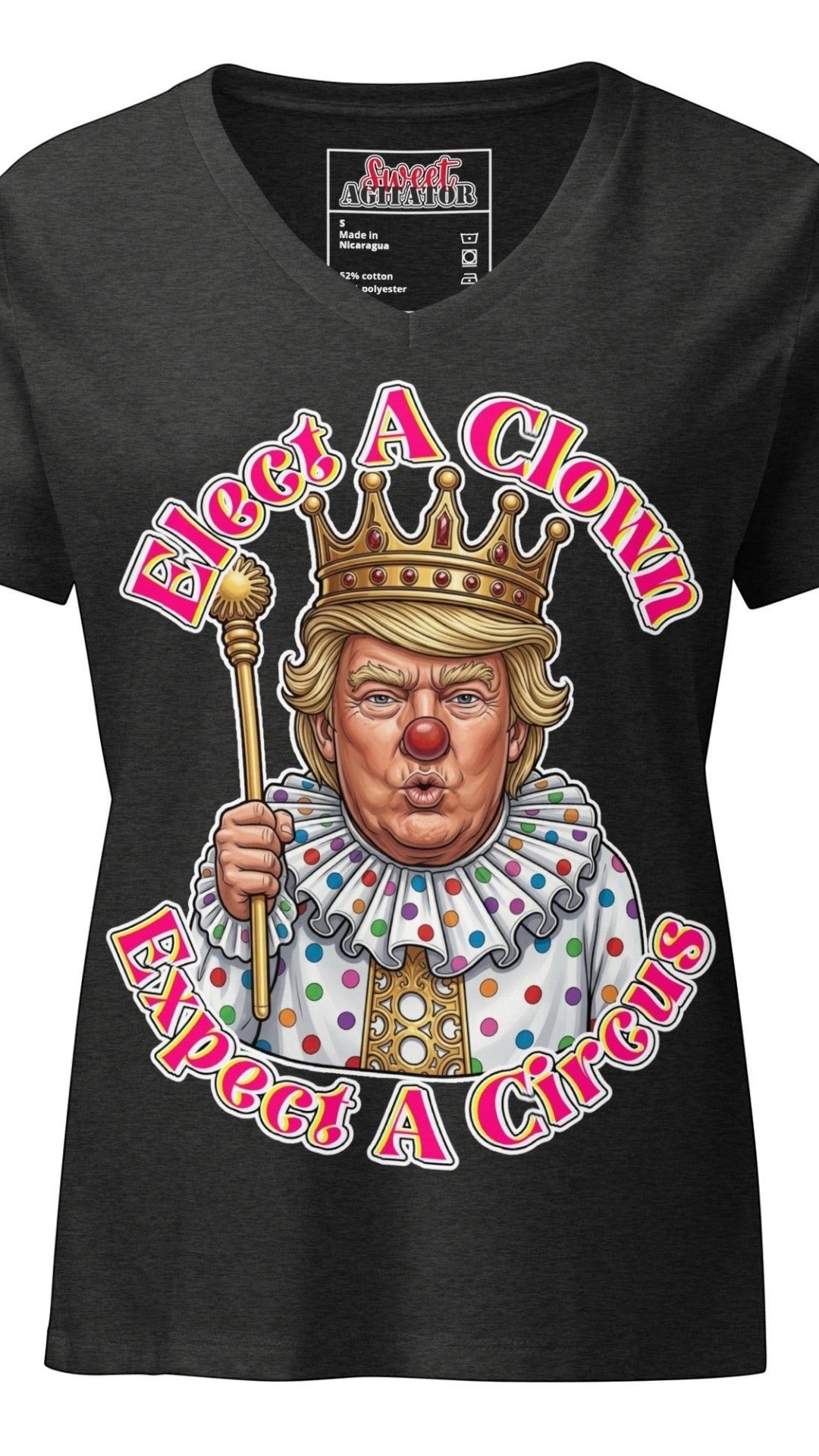 Election Donney V-Neck Tee by Sweet Agitator
