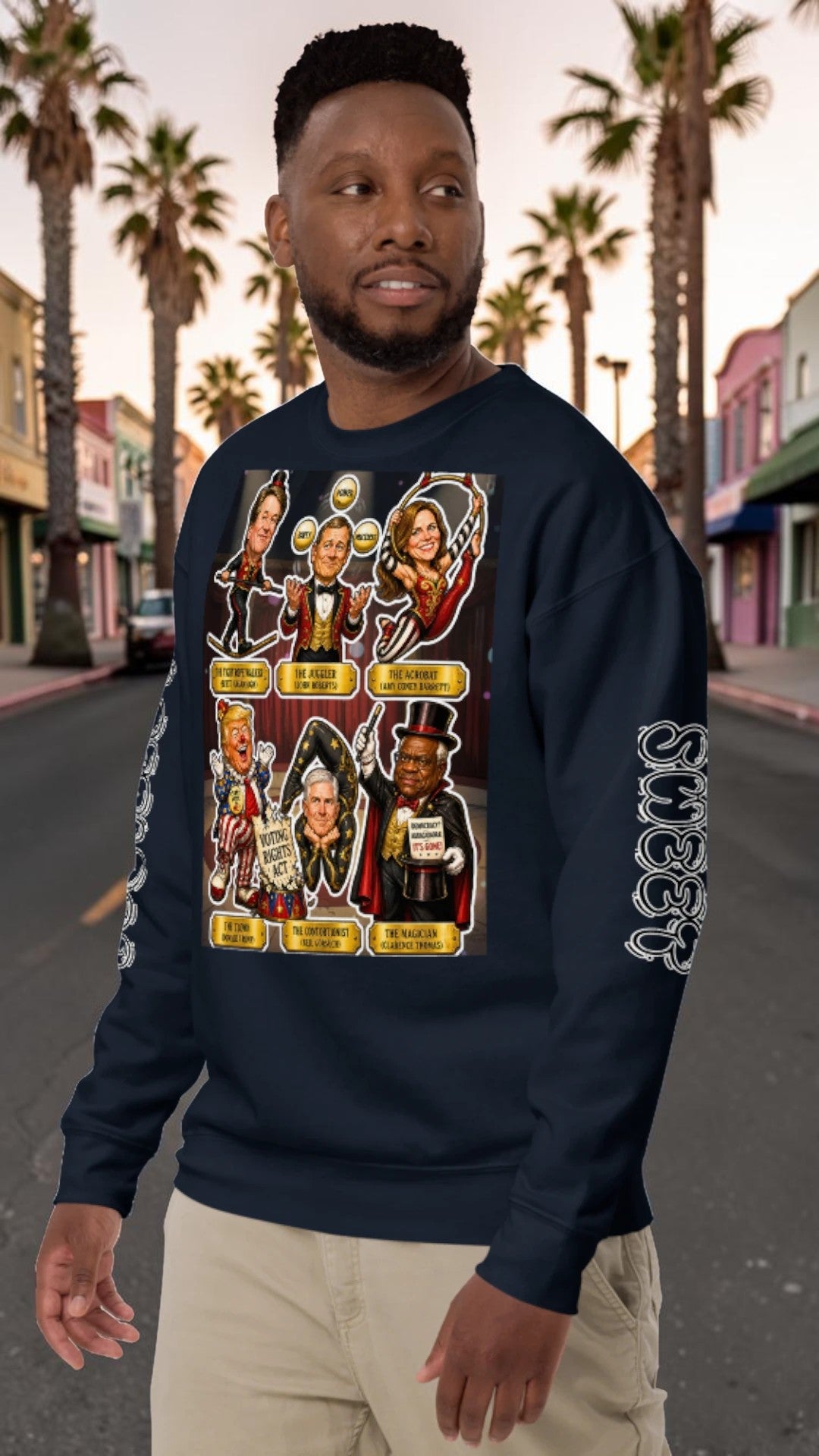 Voting Rights Circus Pullover by Sweet Agitator