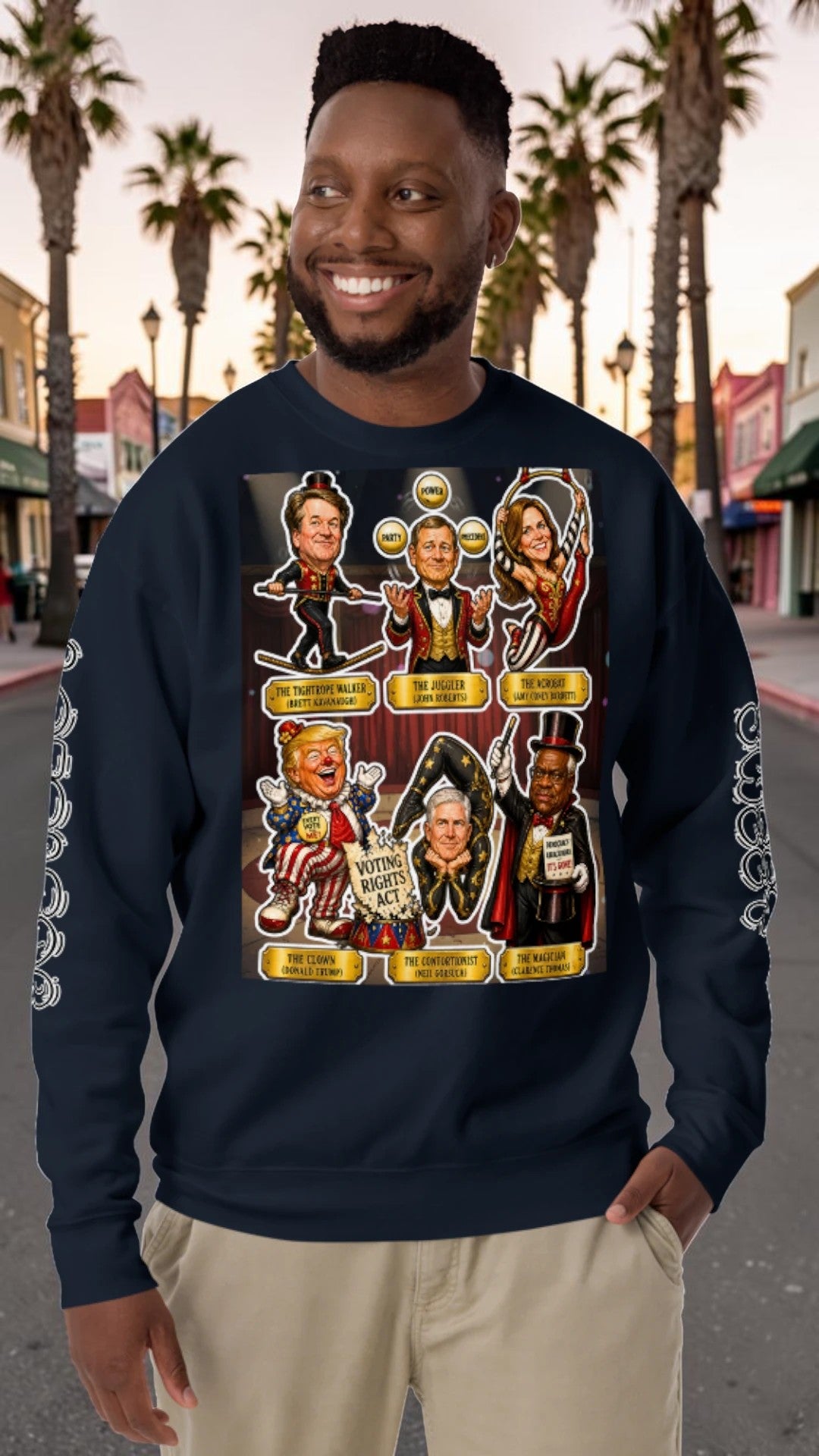 Voting Rights Circus Pullover by Sweet Agitator