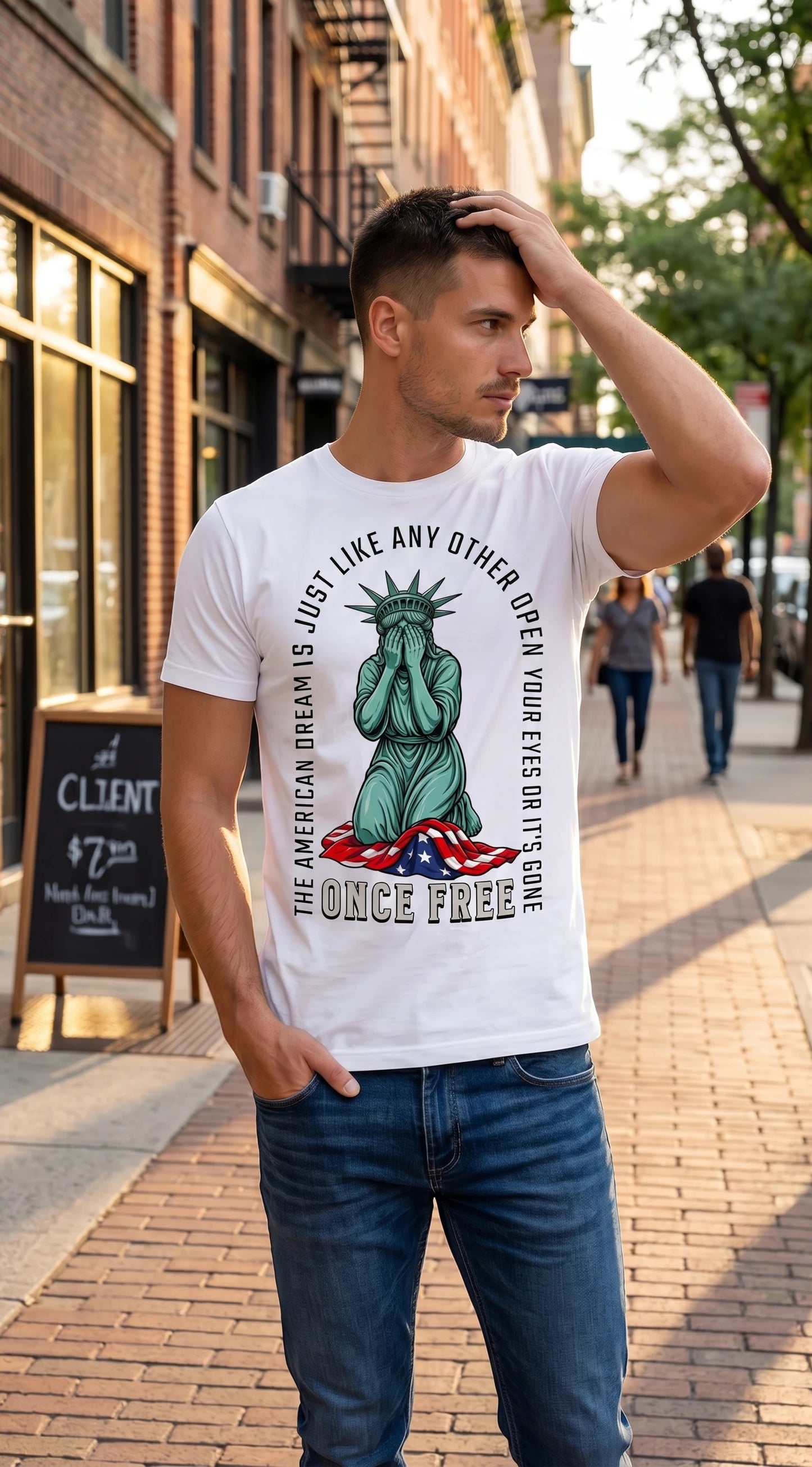 Once Free Relaxed Tee by Sweet Agitator