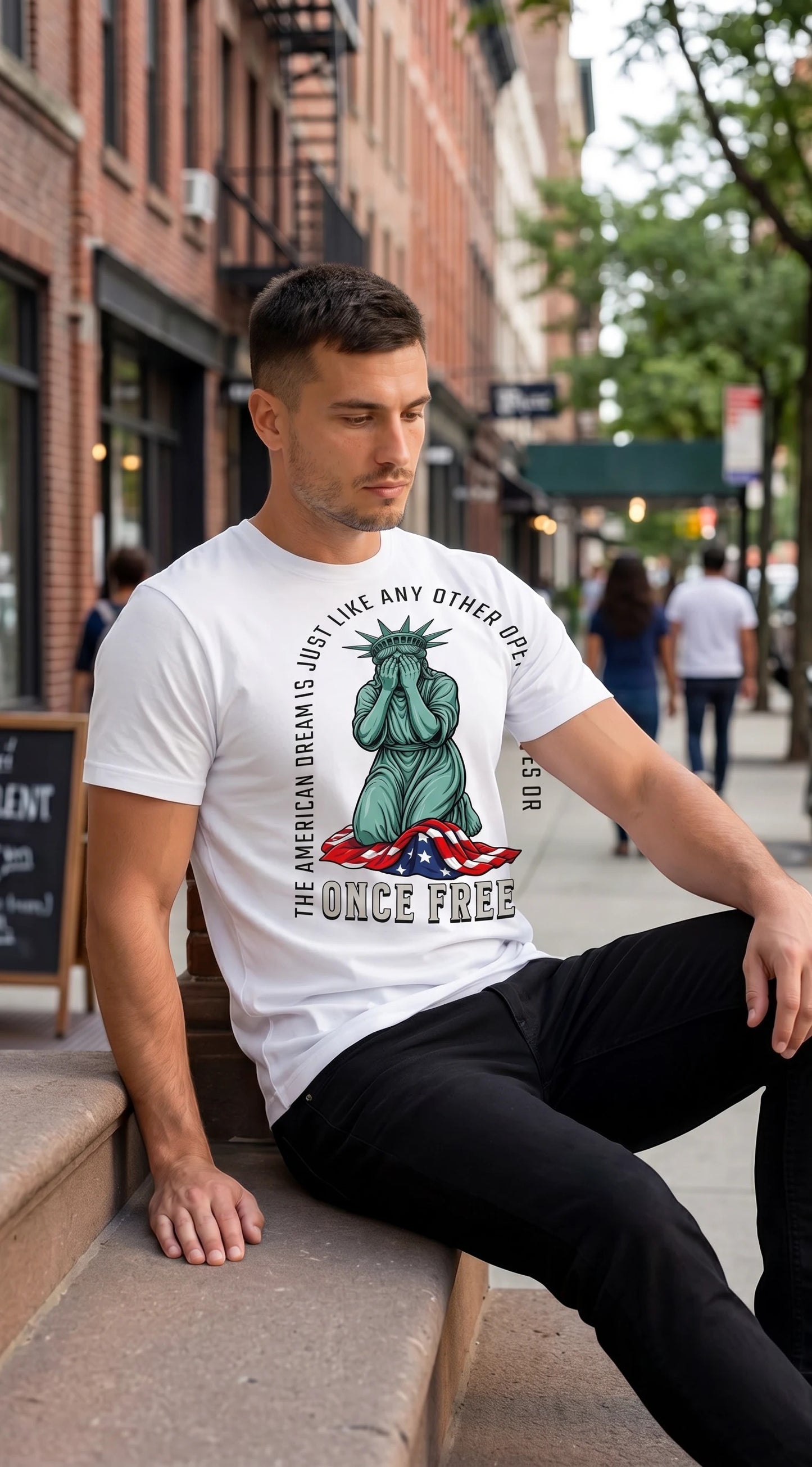 Once Free Relaxed Tee by Sweet Agitator