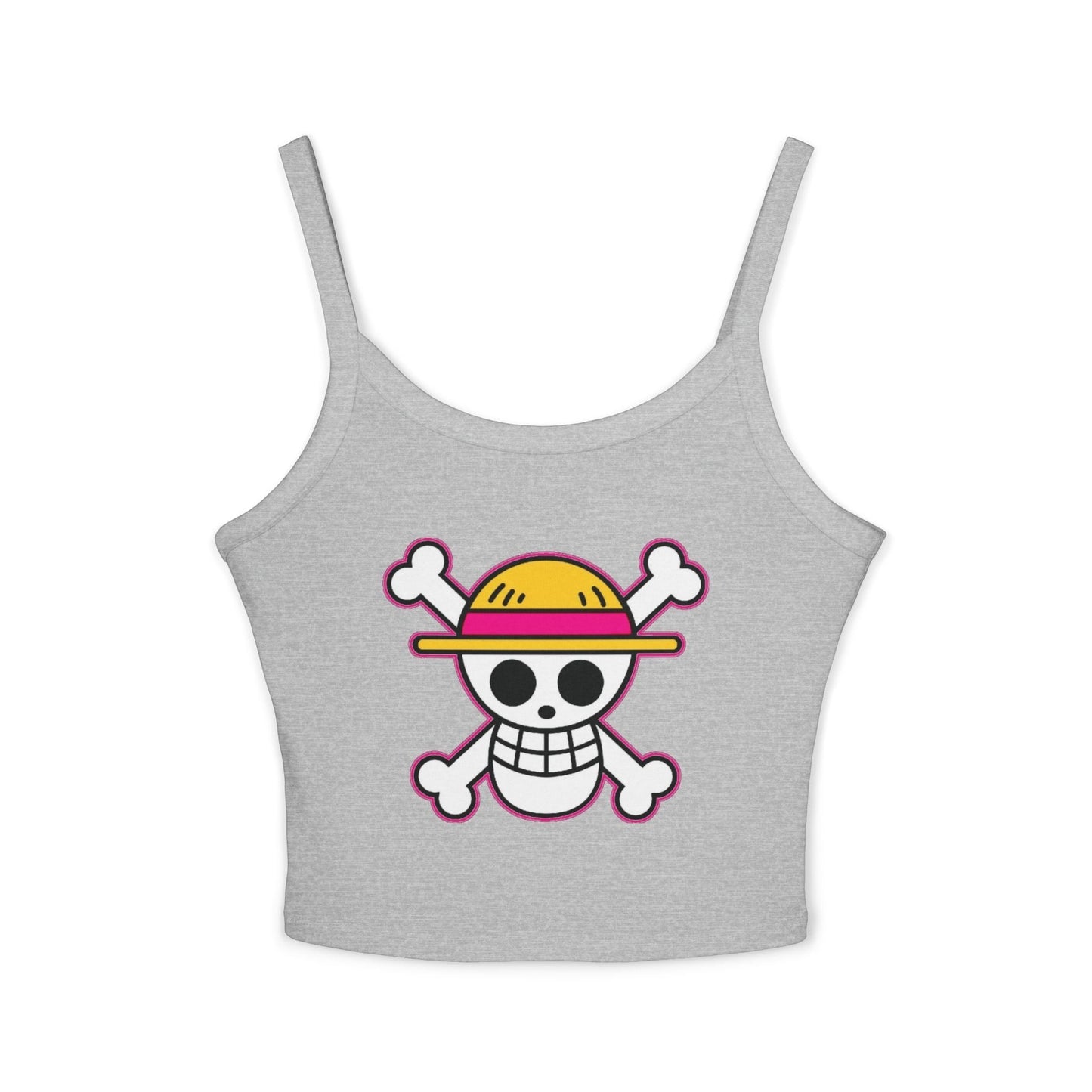 One Piece Straw Hat Skull Crop Tank by Sweet Agitator