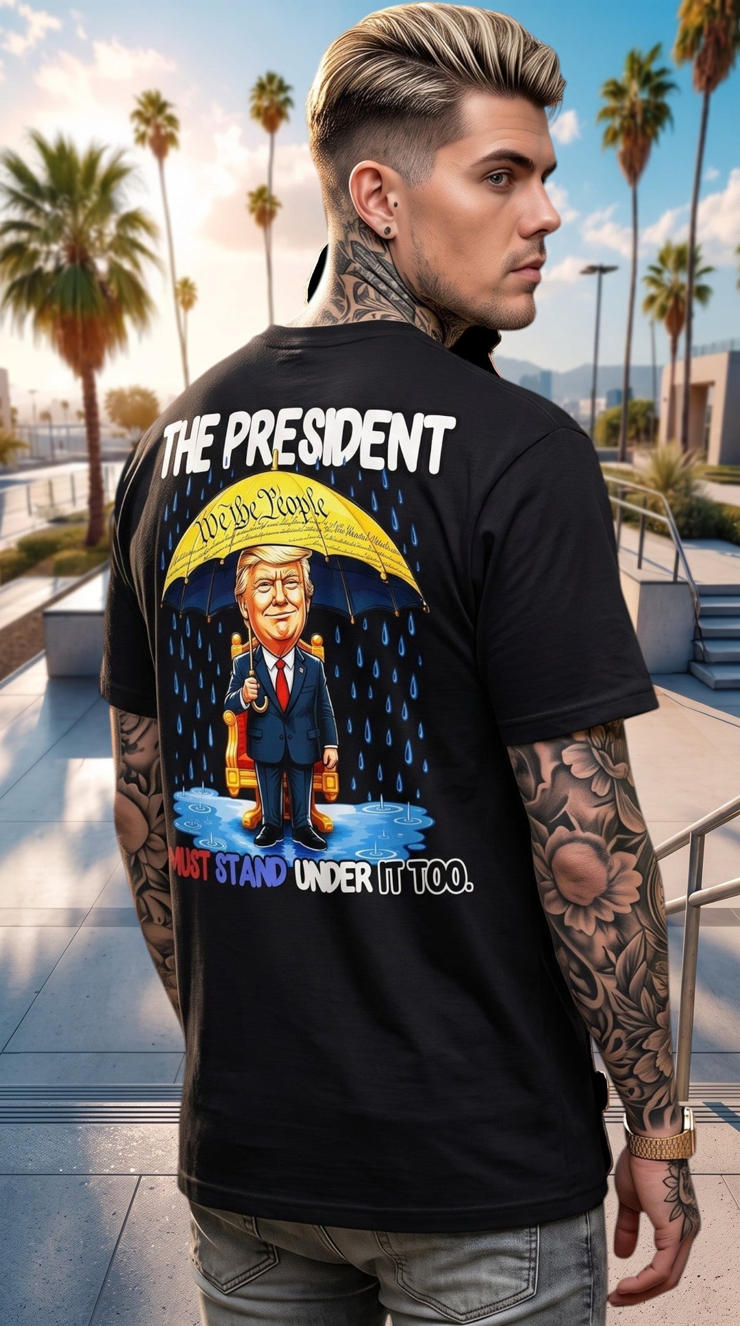 The President Constitution Graphic T-Shirt by Sweet Agitator
