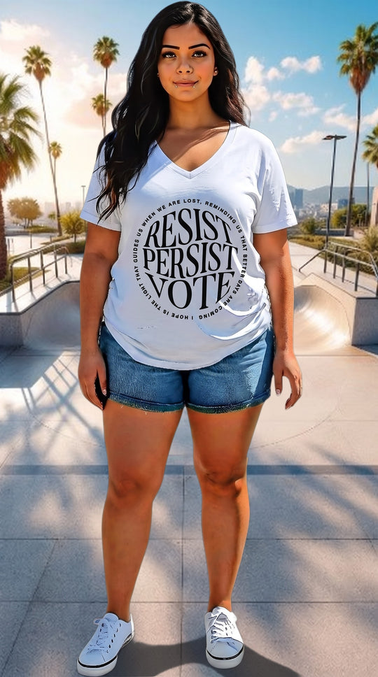 Resist Persist Vote For Her Women&