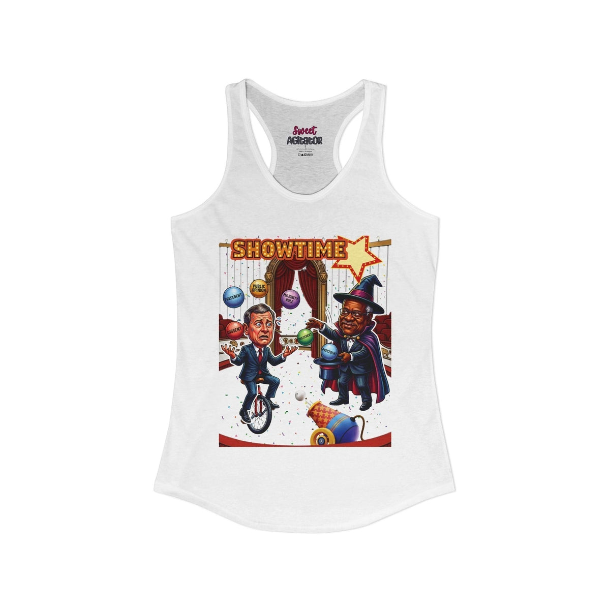 Justice's Roberts & Clarence Juggling Act Tank Top by Sweet Agitator