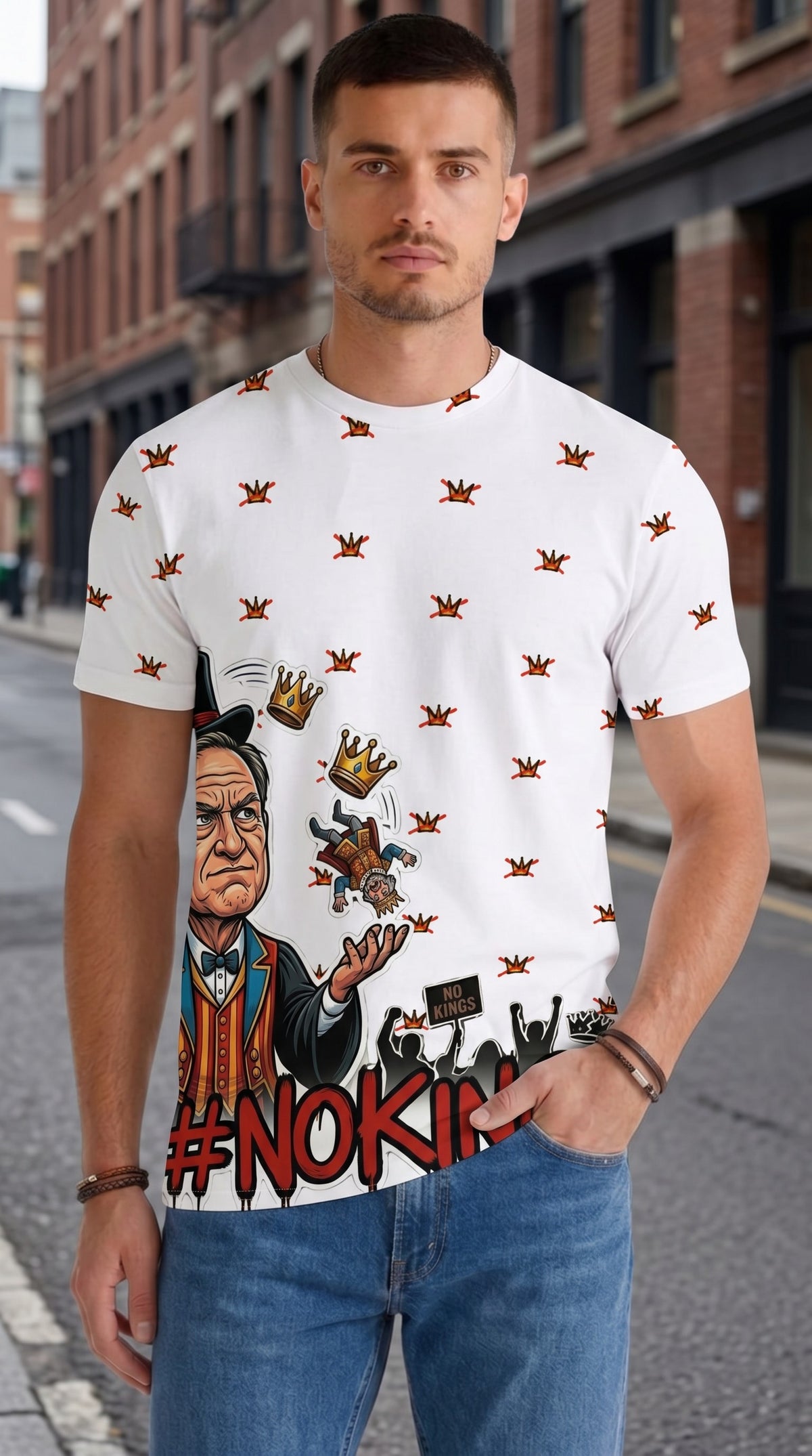 The Trapeze — Samuel Alito Protest Heavyweight Tee by Sweet Agitator