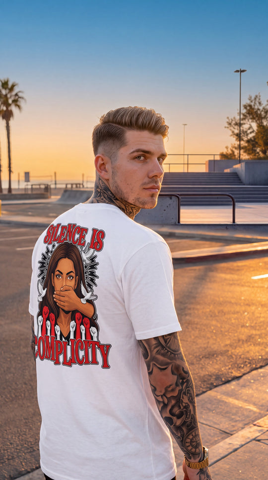 Silence Is Complicity Premium Tee by Sweet Agitator