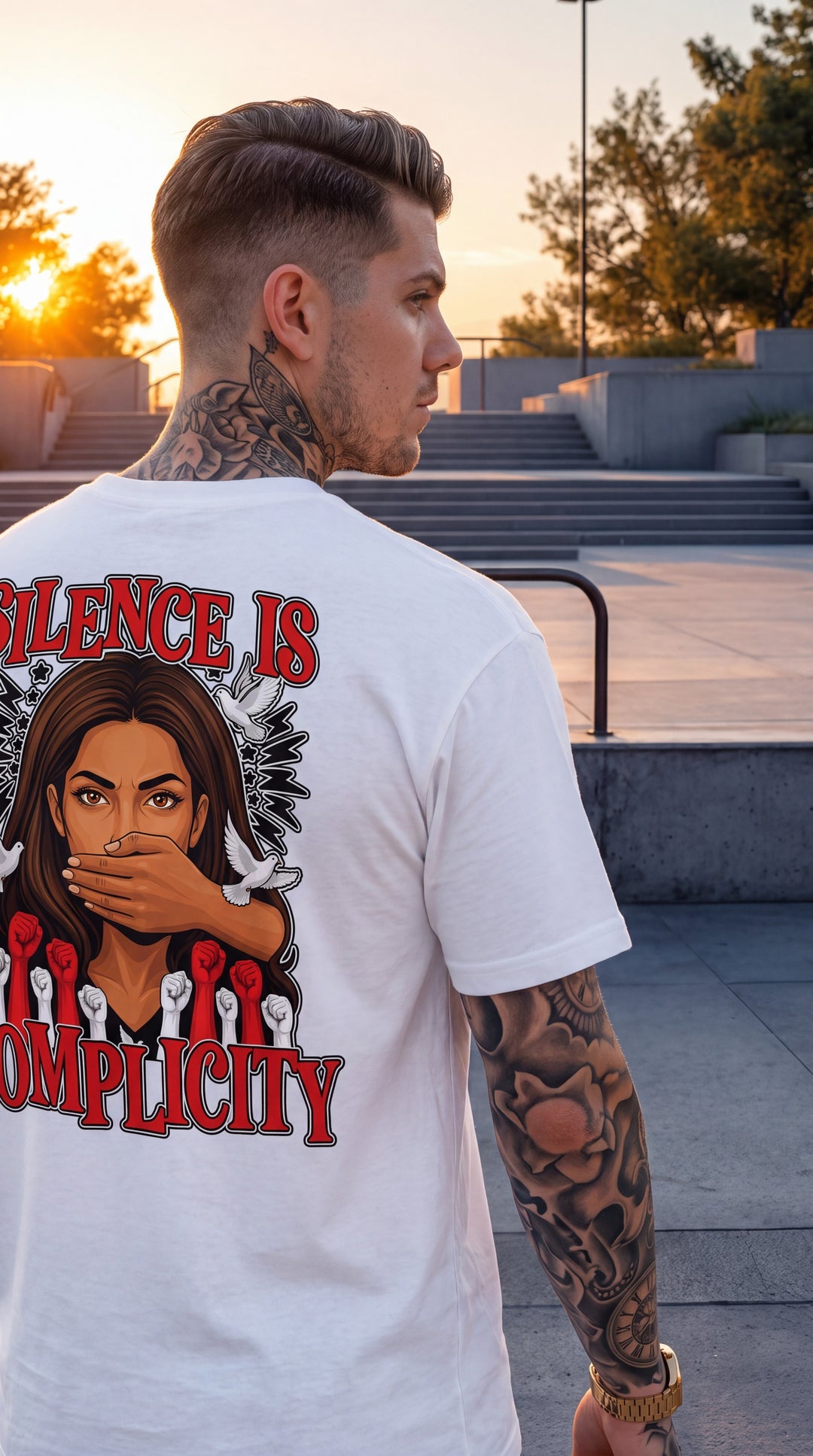 Silence Is Complicity Premium Tee by Sweet Agitator