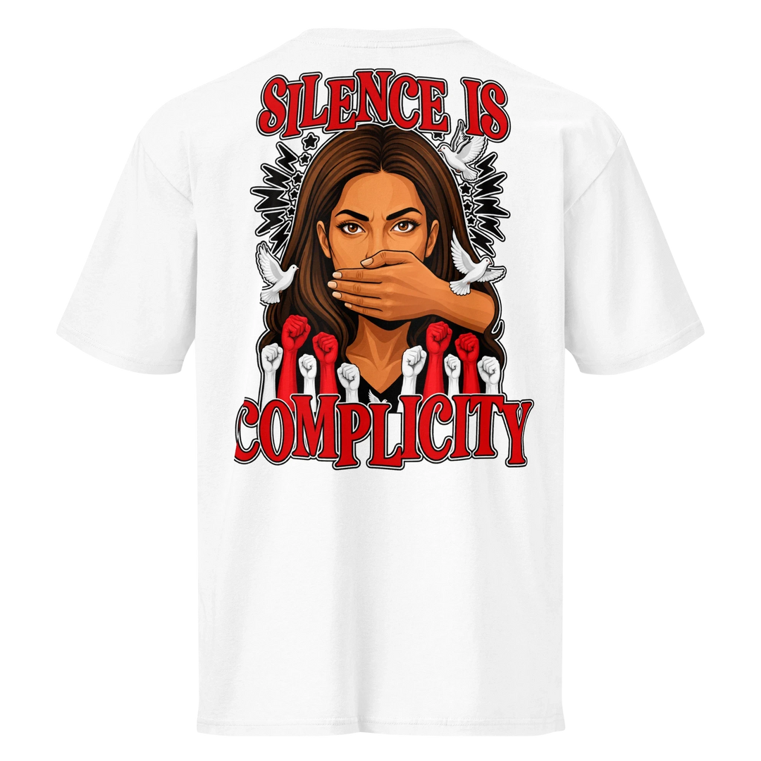 Silence Is Complicity Premium Tee by Sweet Agitator