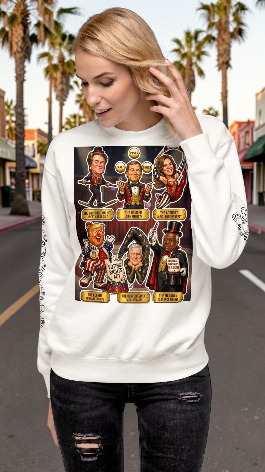 Voting Rights Circus Pullover by Sweet Agitator