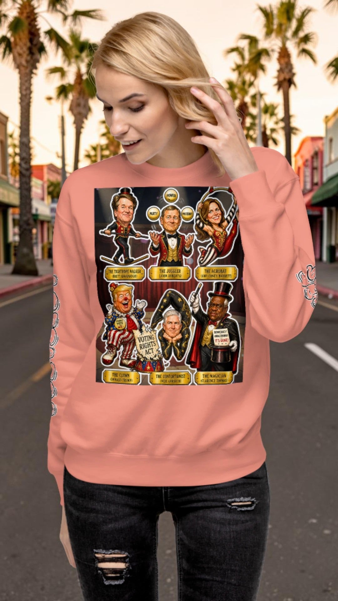 Voting Rights Circus Pullover by Sweet Agitator