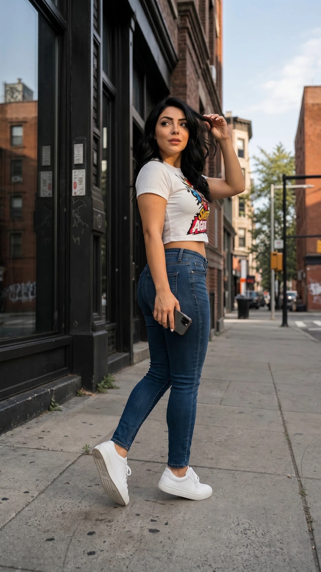 The Soft Circus Crop Tee — All-Over Edition by Sweet Agitator