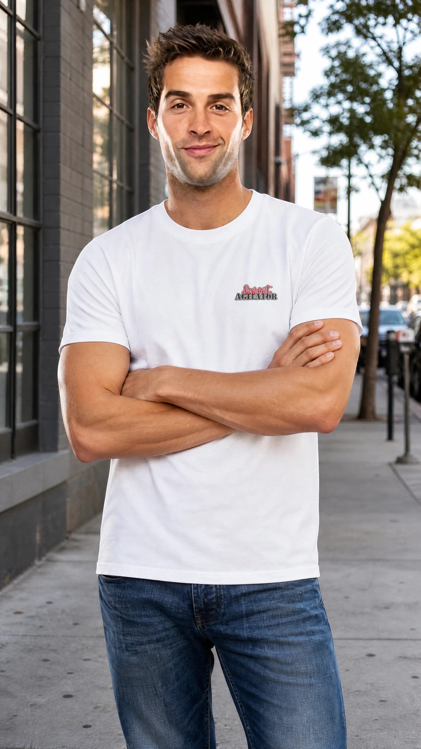 Supreme Circus 1 Act At A Time Short Sleeve Tee For Men Everyday Wear by Sweet Agitator