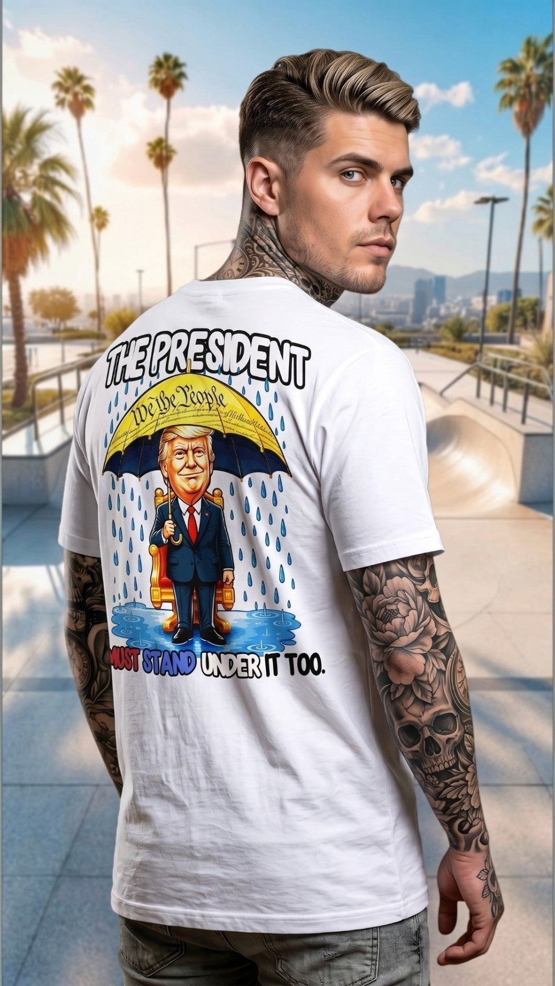 The President Constitution Graphic T-Shirt by Sweet Agitator