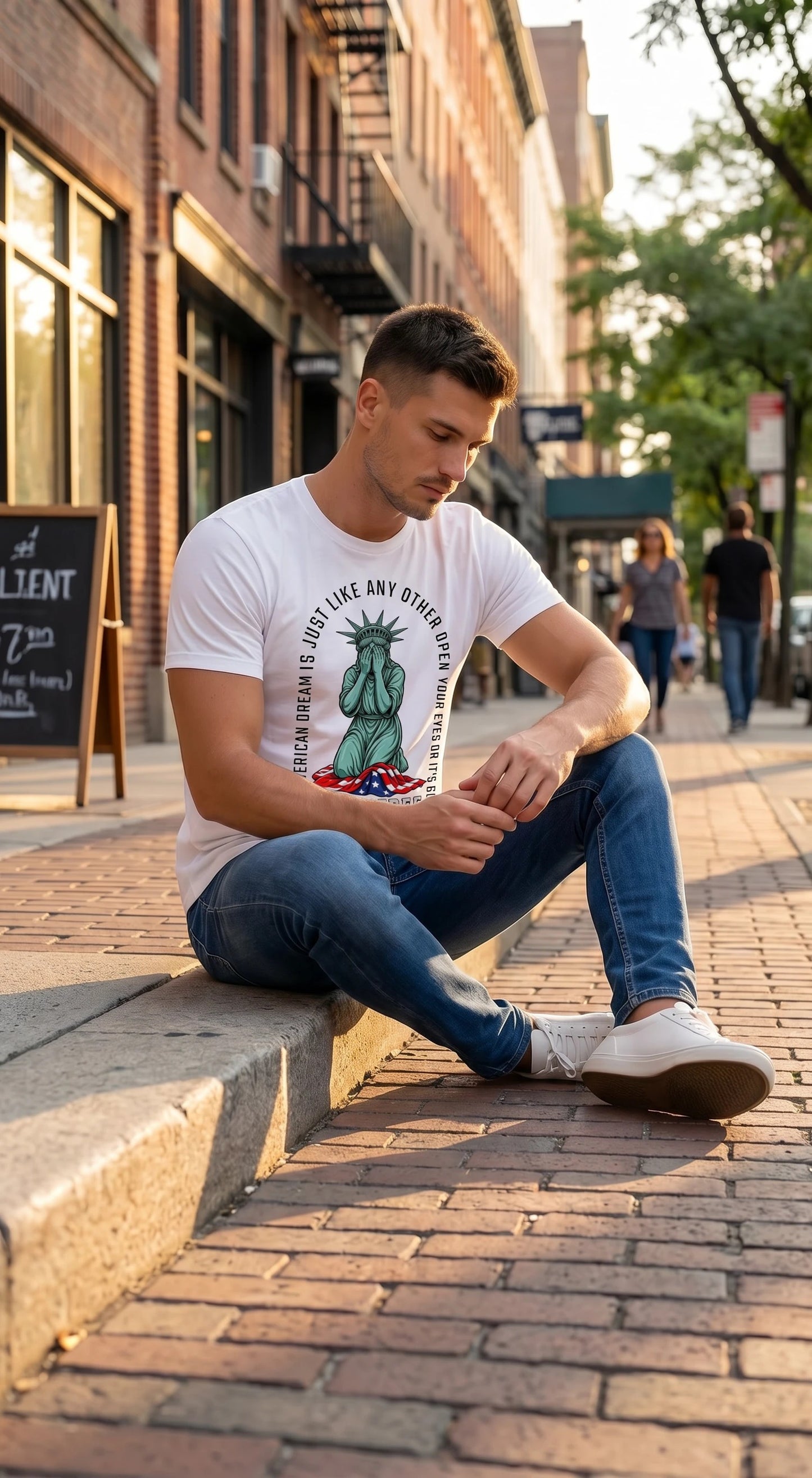 Once Free Relaxed Tee by Sweet Agitator
