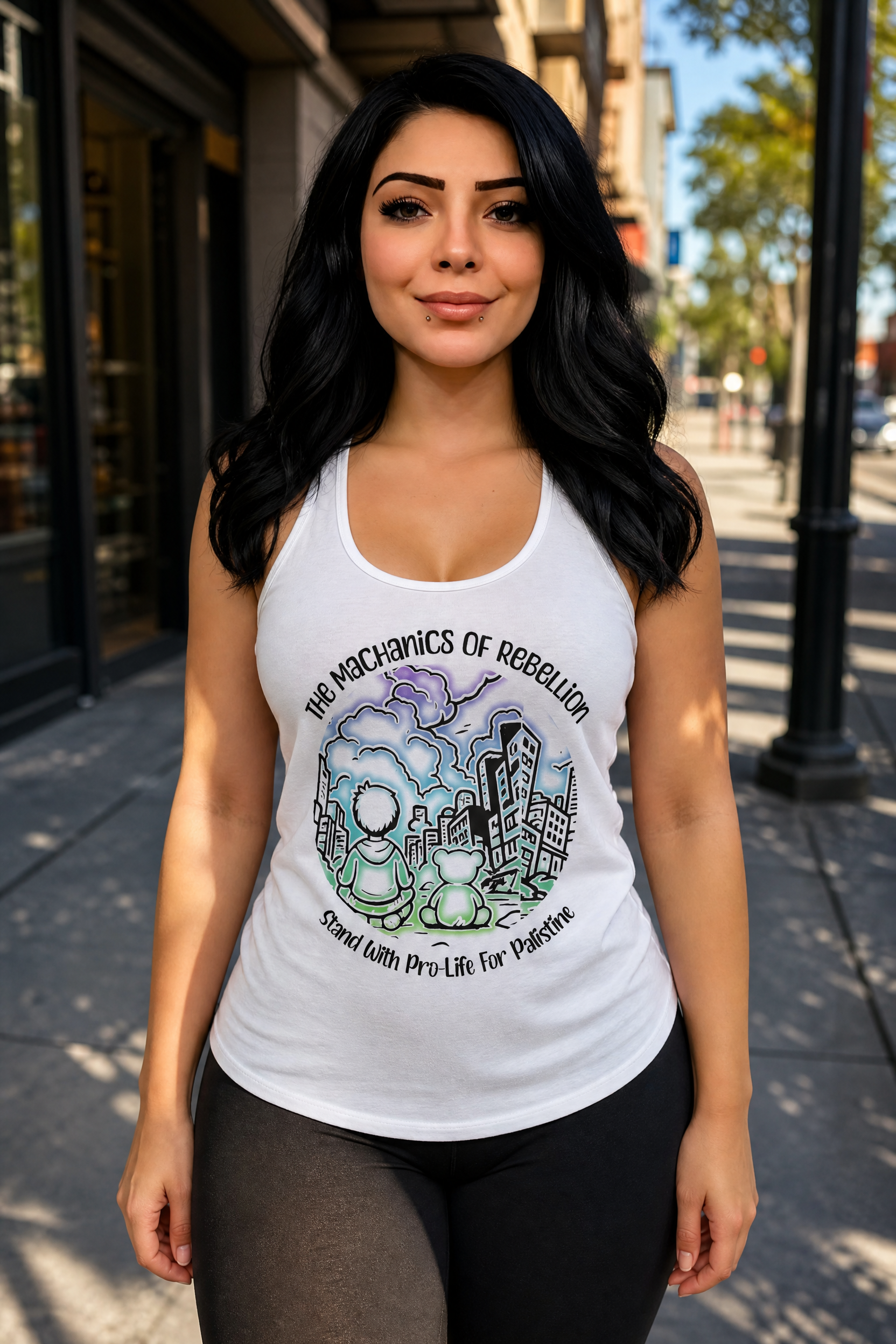 Mechanics of Rebellion Racerback Tank by Printify