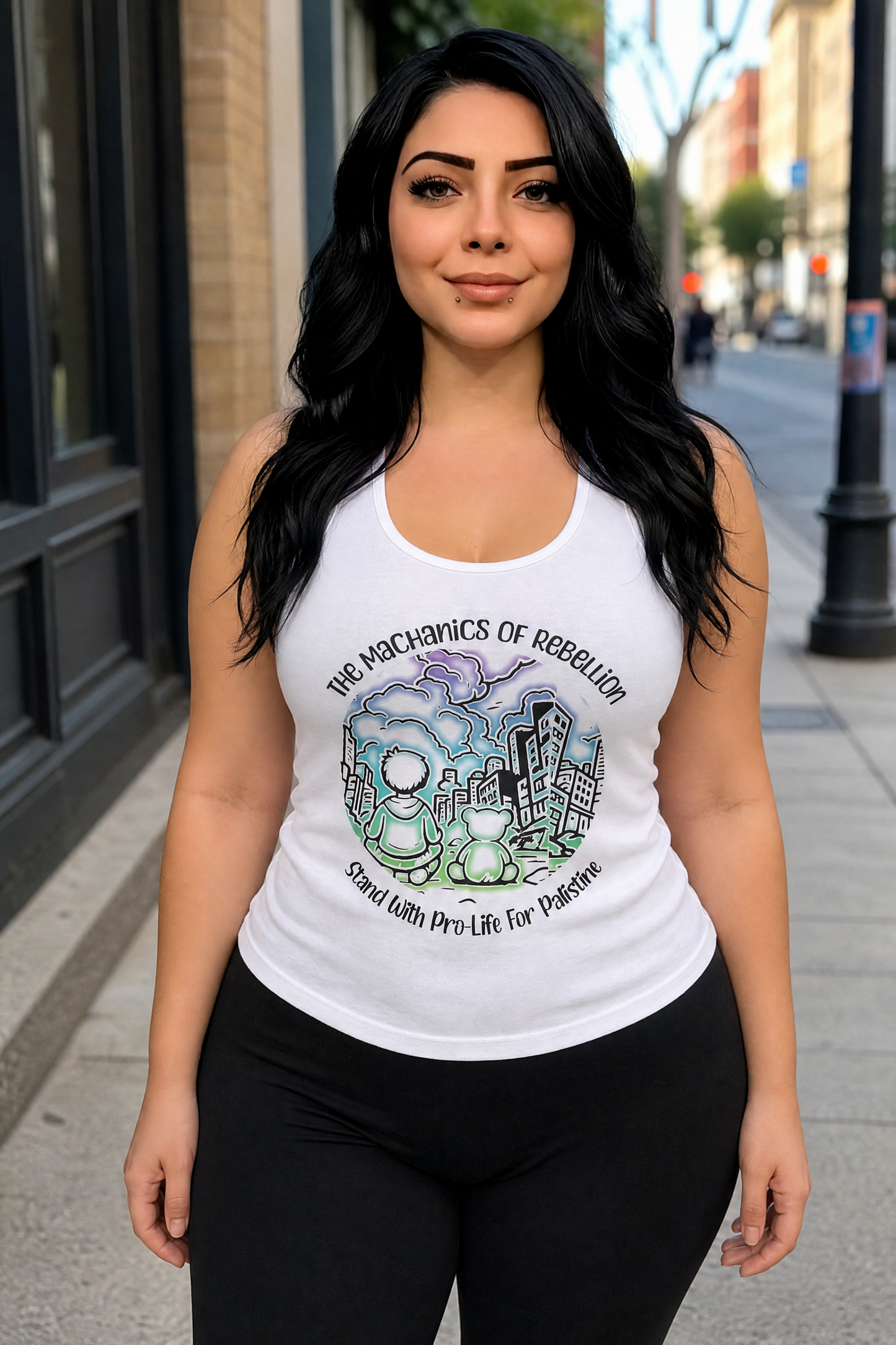 Mechanics of Rebellion Racerback Tank by Printify