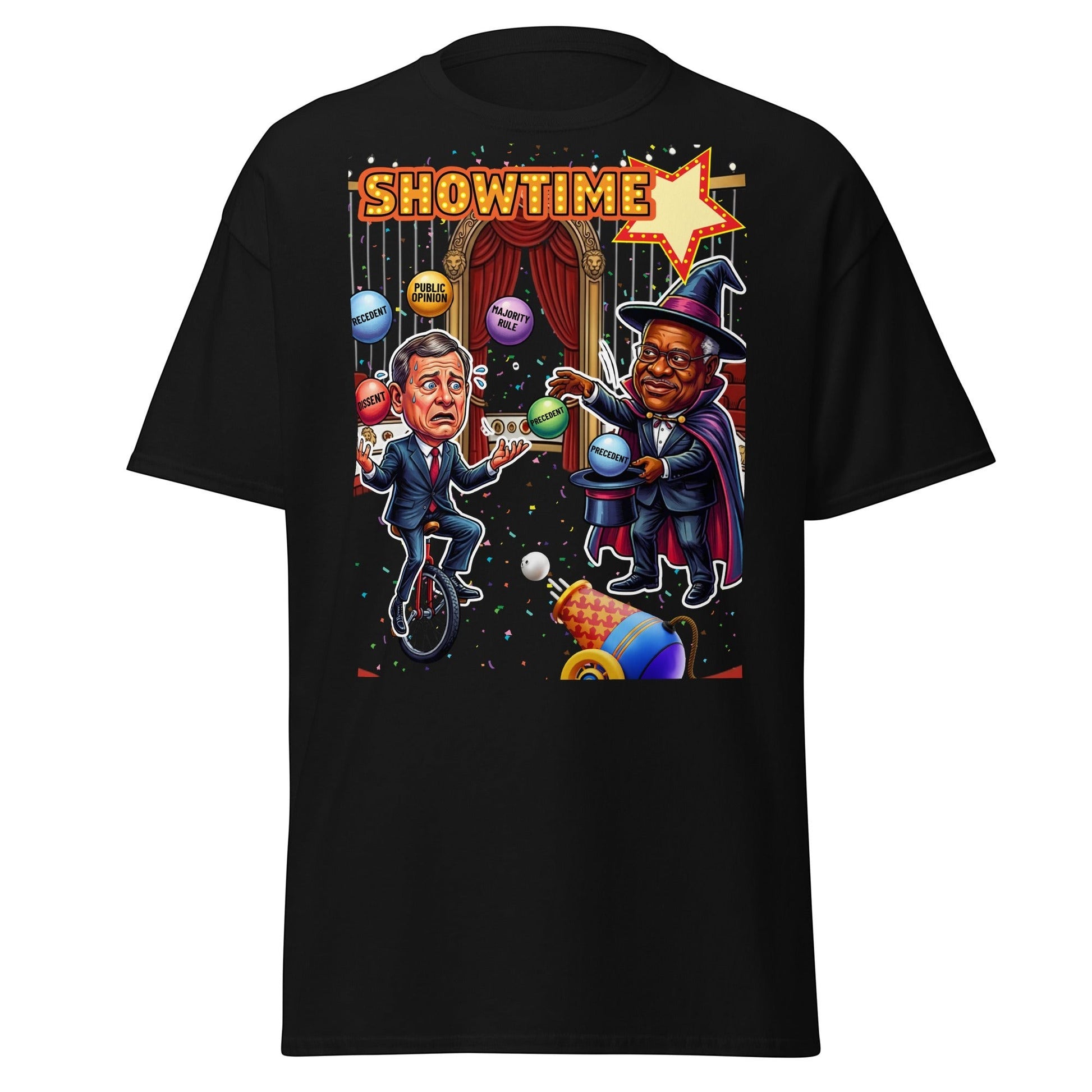 Justice Roberts & Clarence Juggling Act T-Shirt by Sweet Agitator