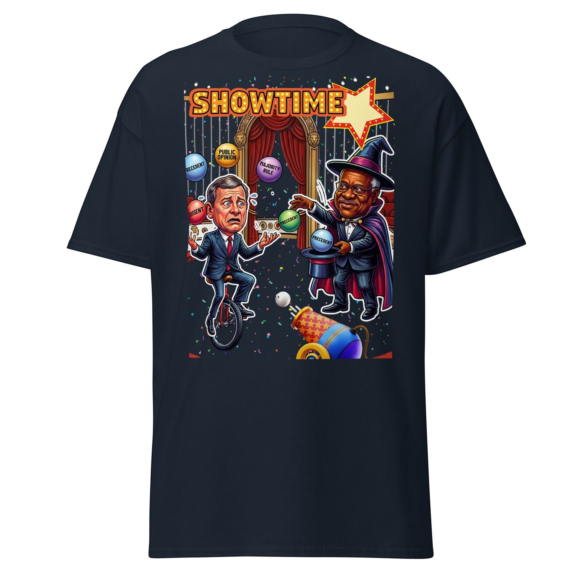 Justice Roberts & Clarence Juggling Act T-Shirt by Sweet Agitator