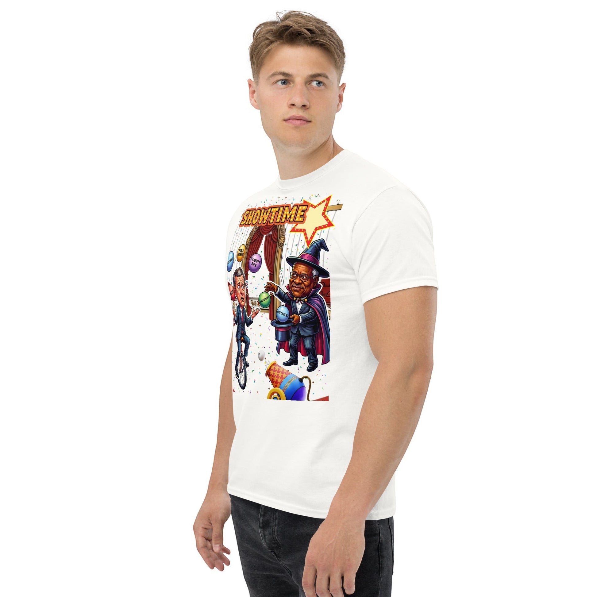 Justice Roberts & Clarence Juggling Act T-Shirt by Sweet Agitator