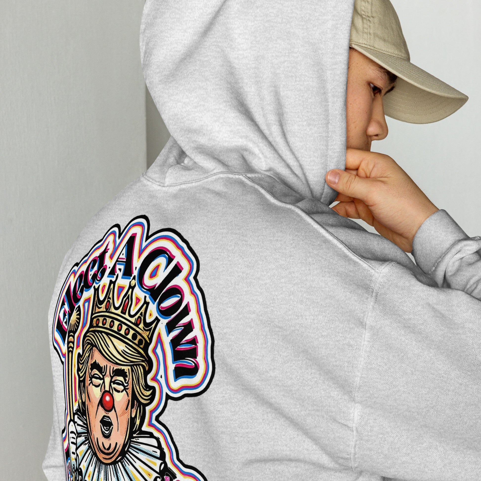 Elect as clown + Sleeves Hoodie by Sweet Agitator