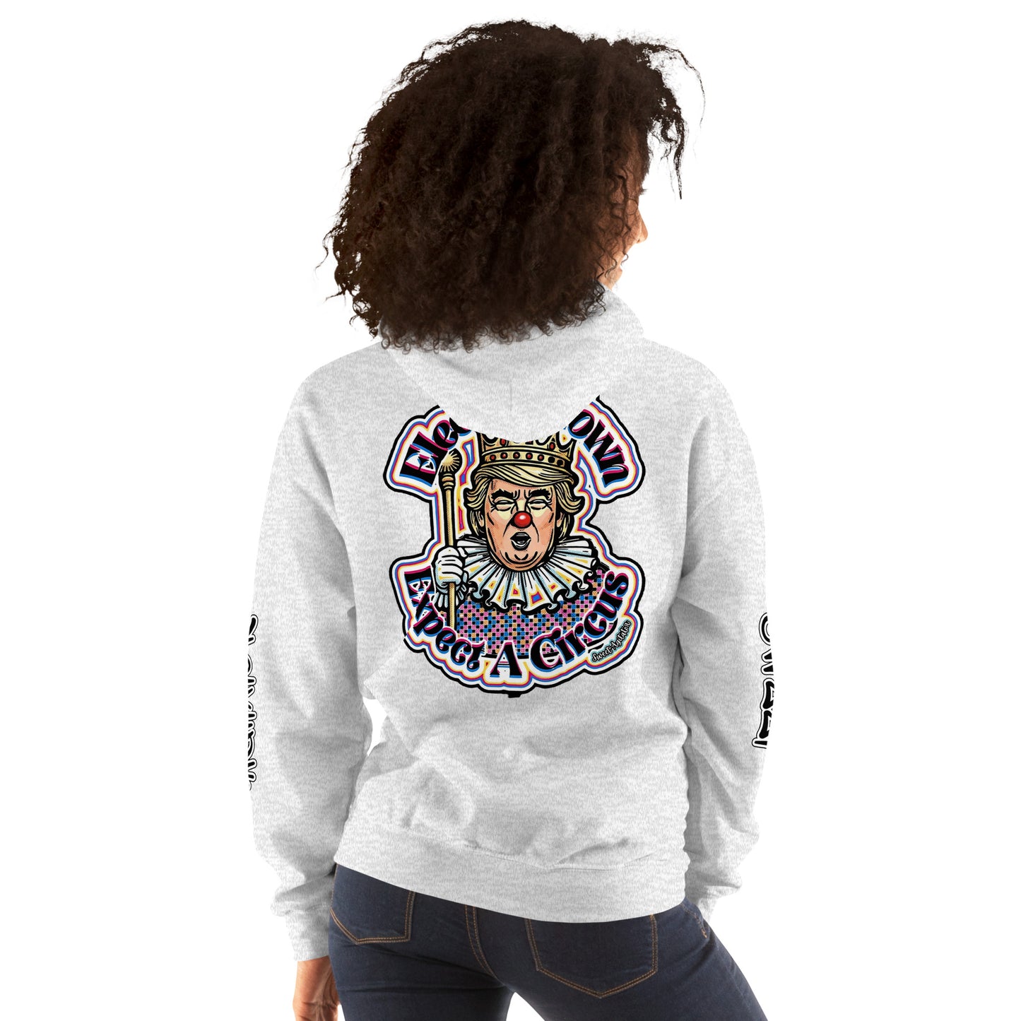 Elect as clown + Sleeves Hoodie by Sweet Agitator
