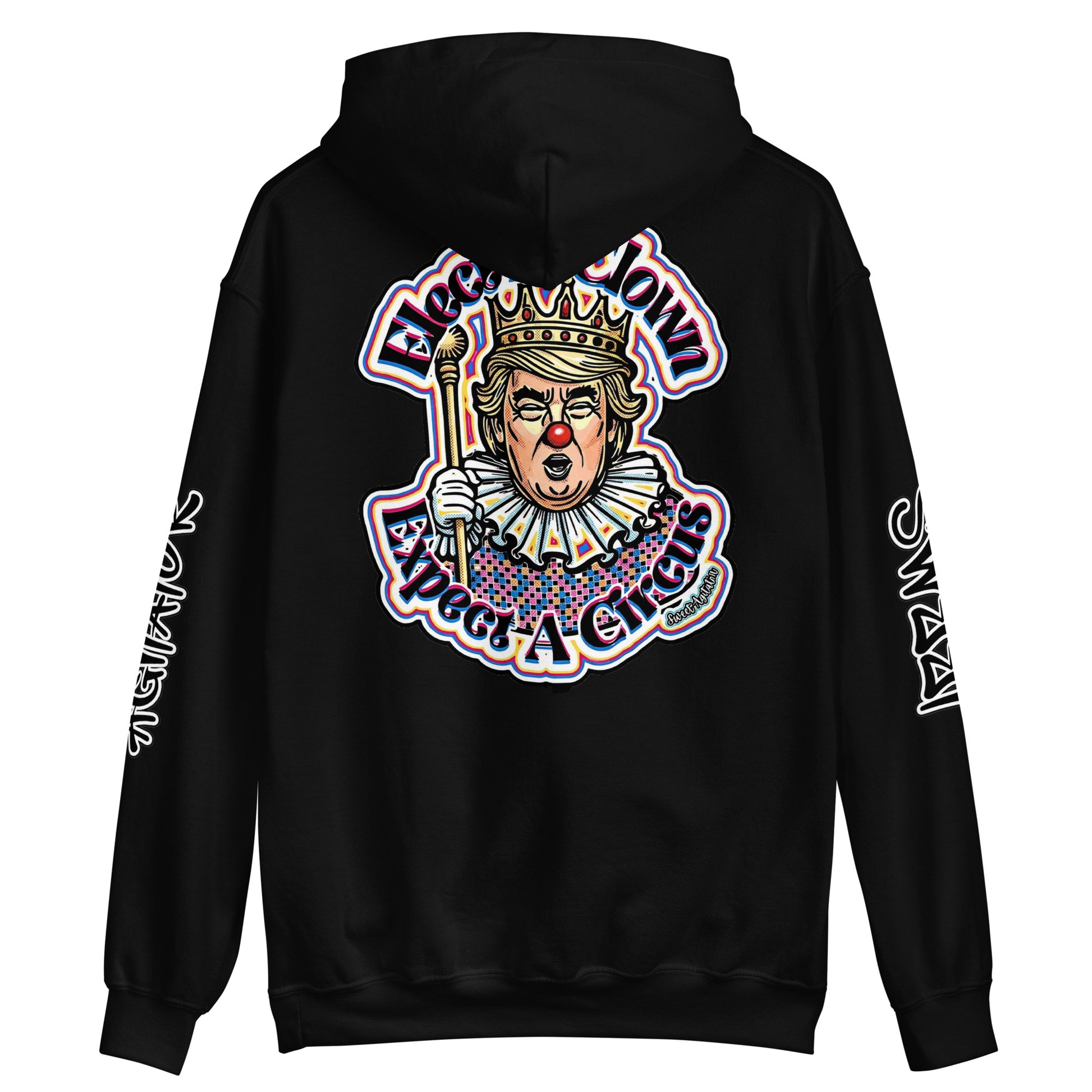 Elect as clown + Sleeves Hoodie by Sweet Agitator