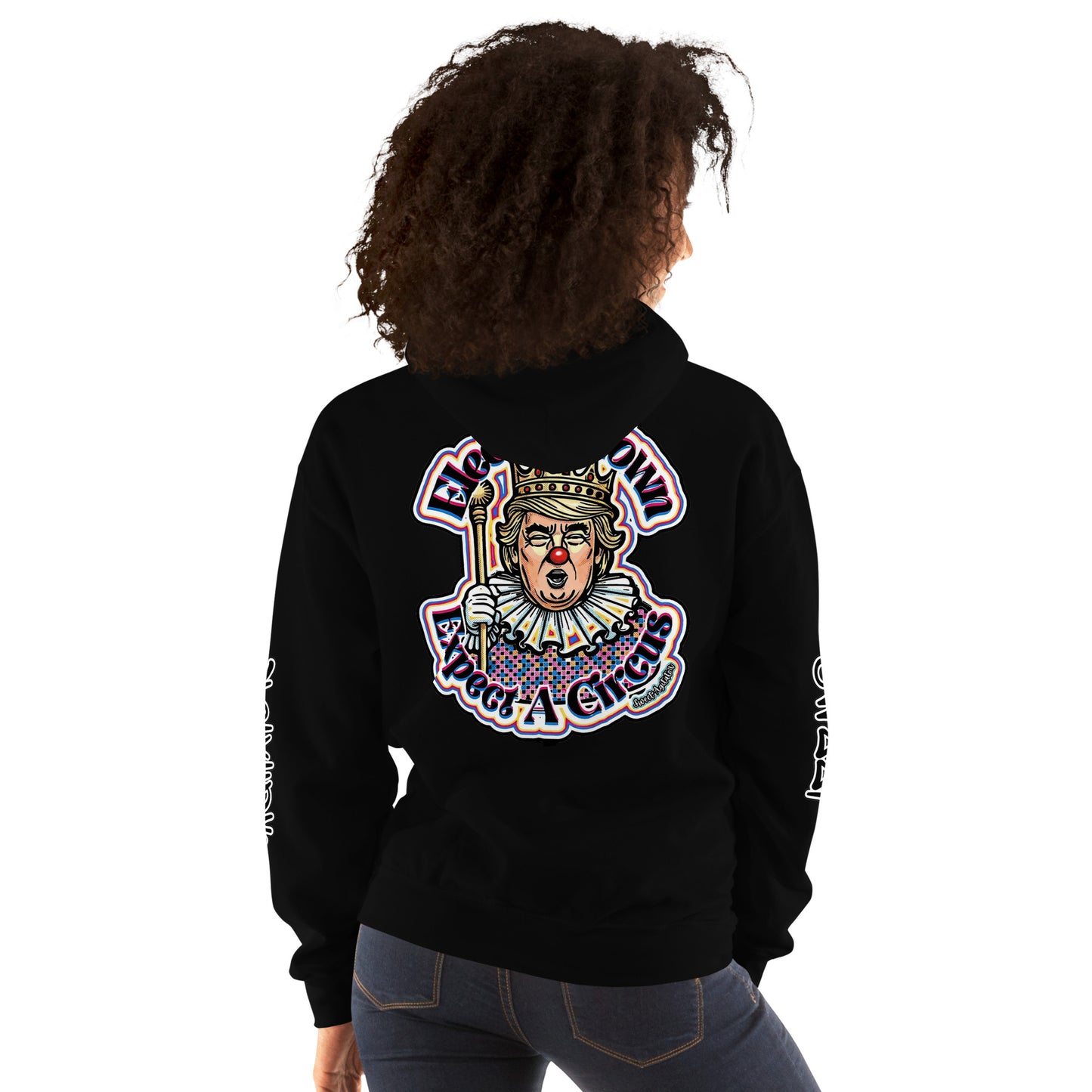 Elect as clown + Sleeves Hoodie by Sweet Agitator