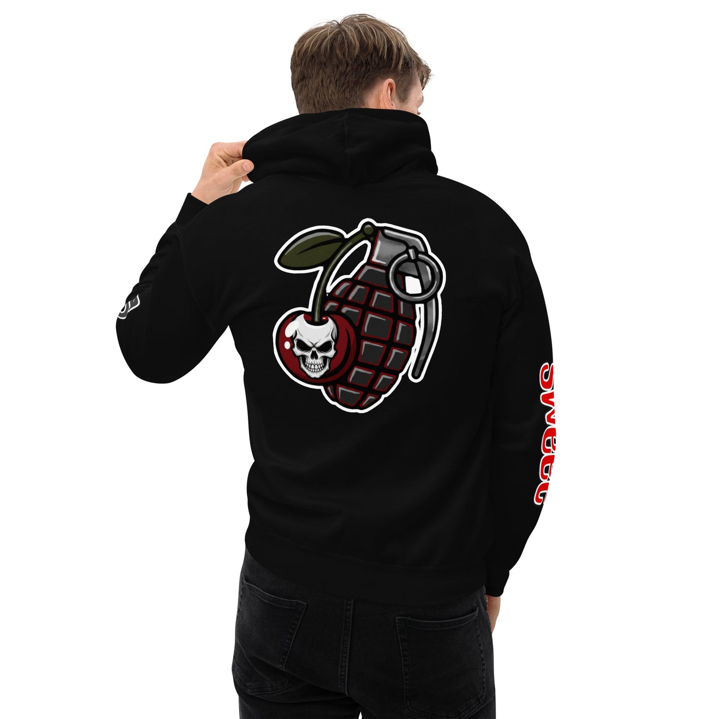 Up To No Good Cherry Granade Hoodie W/ Sleeves by Sweet Agitator