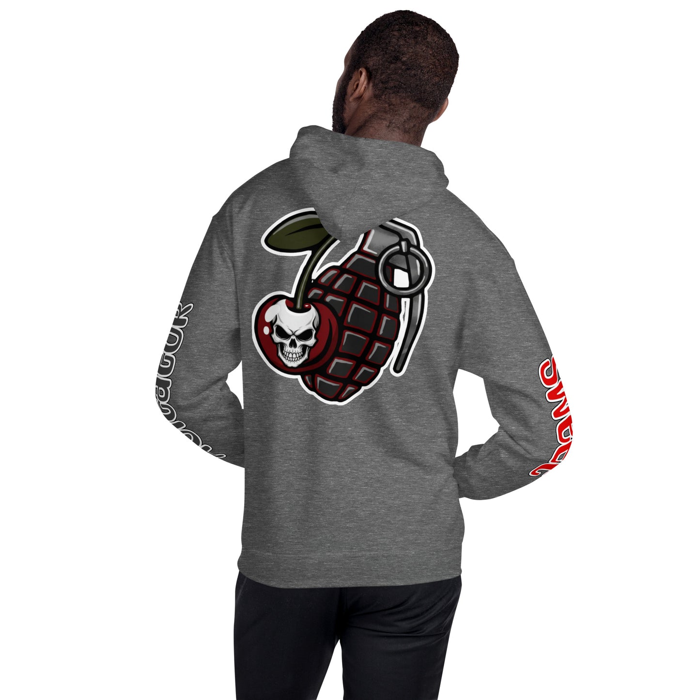 Up To No Good Cherry Granade Hoodie W/ Sleeves by Sweet Agitator
