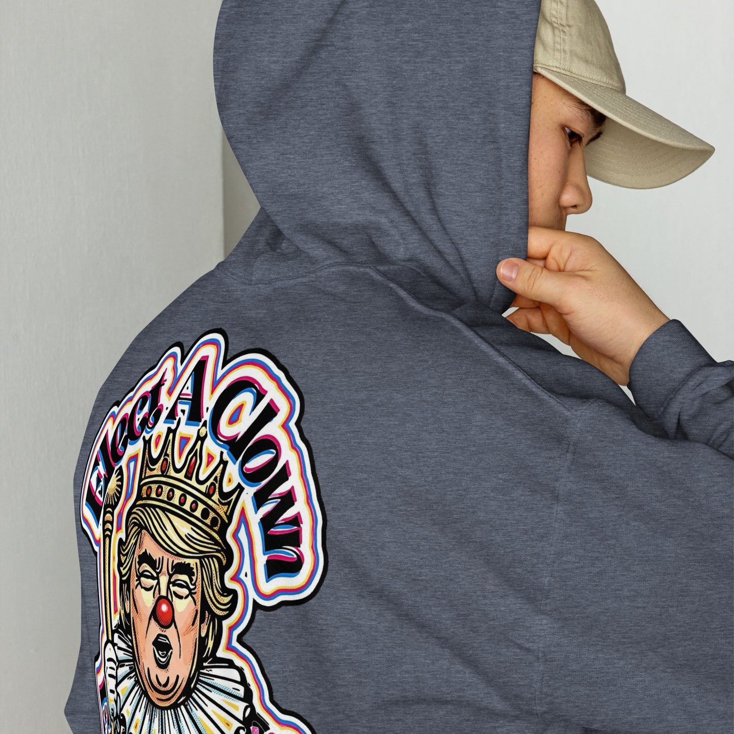Elect as clown + Sleeves Hoodie by Sweet Agitator