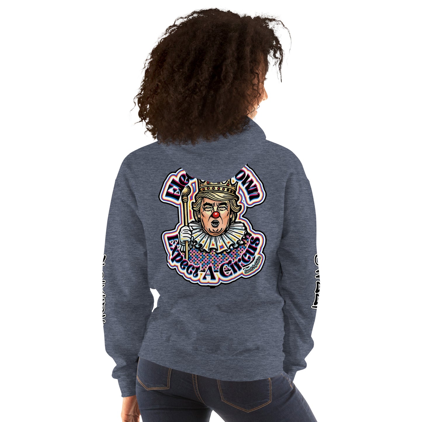 Elect as clown + Sleeves Hoodie by Sweet Agitator