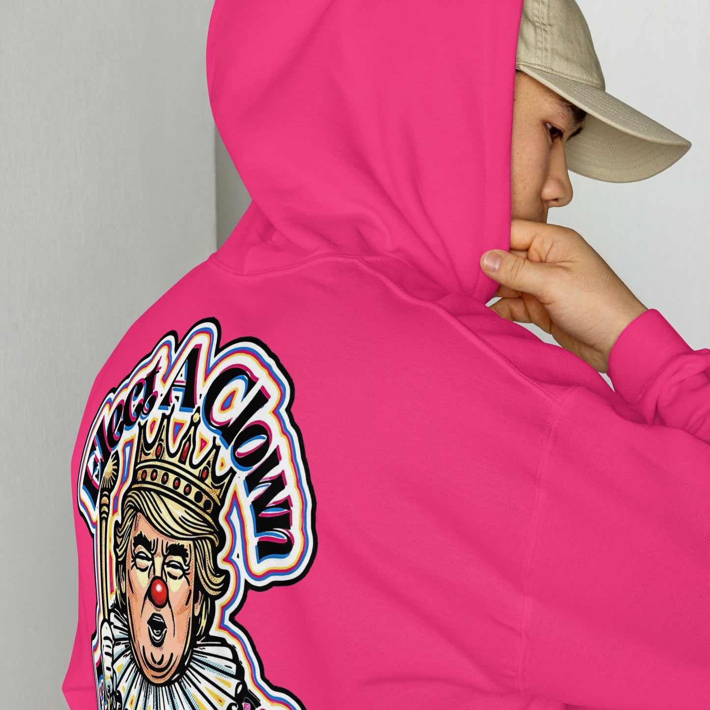 Elect as clown + Sleeves Hoodie by Sweet Agitator