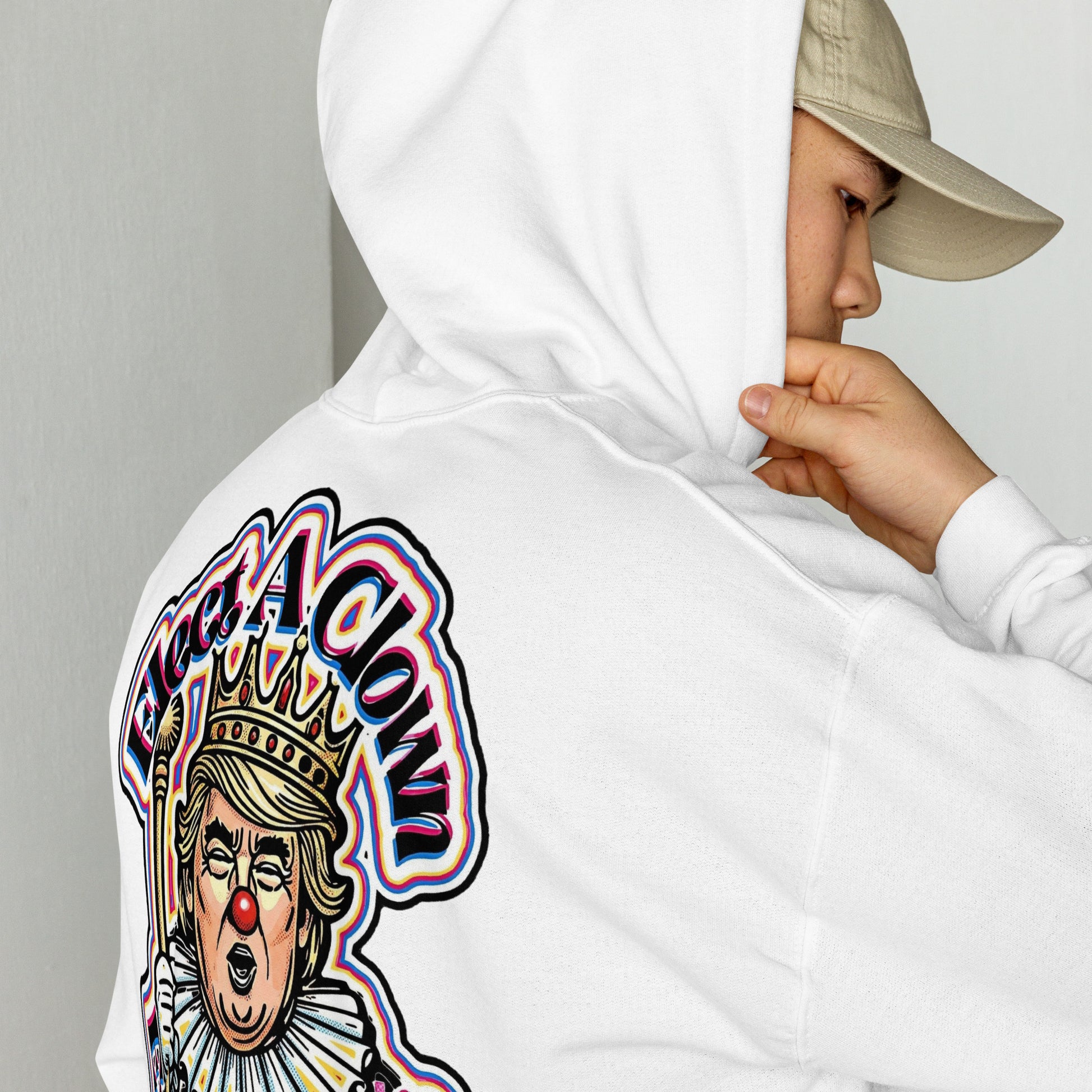Elect as clown + Sleeves Hoodie by Sweet Agitator