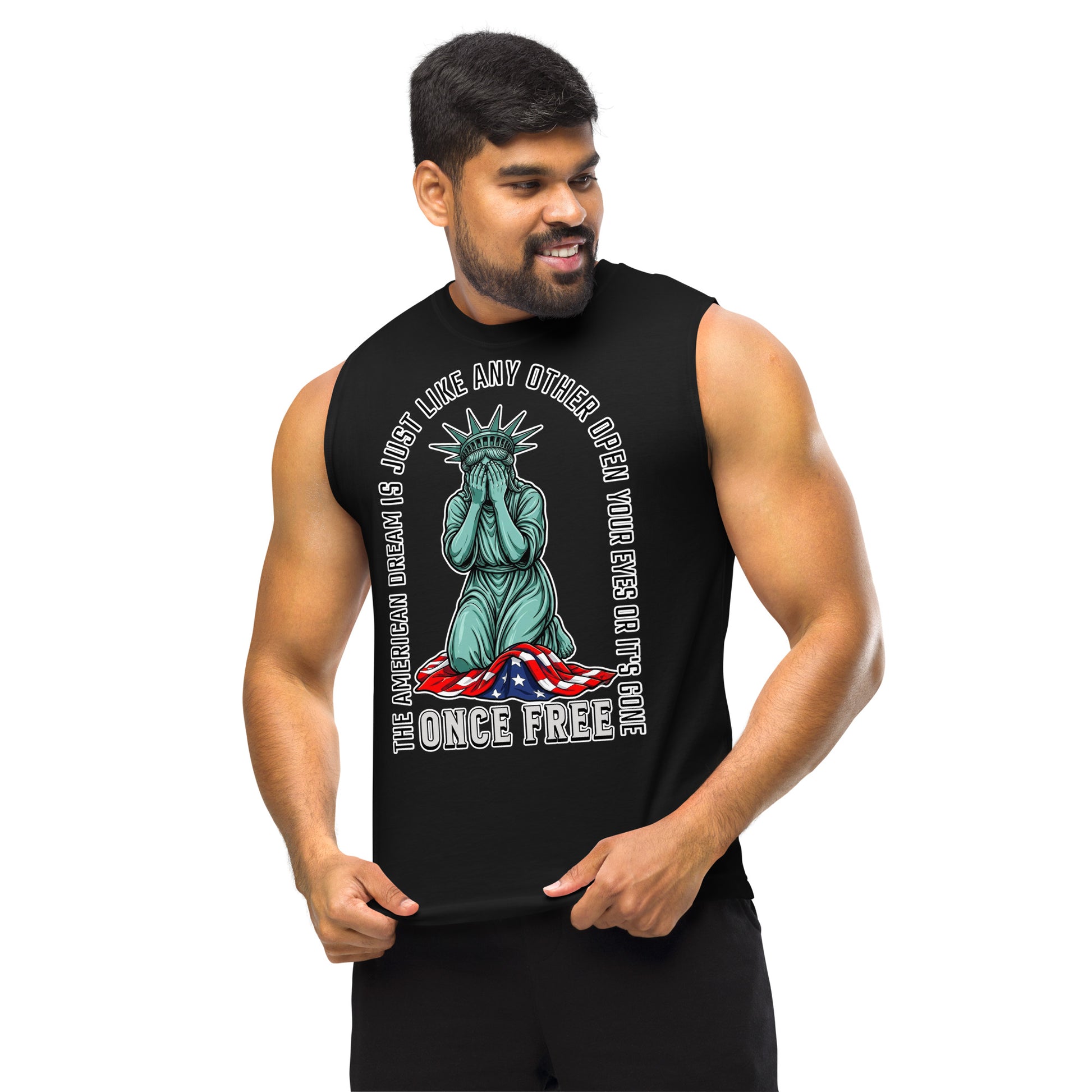 Once Free Muscle Shirt by Sweet Agitator
